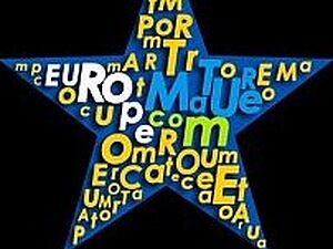 Passionate blondy Monica masturbates using a strap on